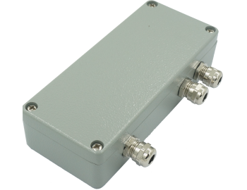 B098H Amplificador transmisor de señal de sensor de fuerza montado en riel de aleación de aluminio
